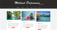 Desktop Screenshot of mehmetdogramaci.com